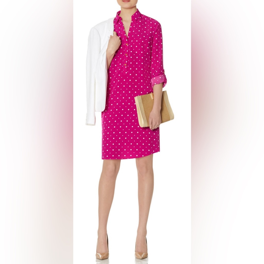 Magenta Shirt Dress - The Limited